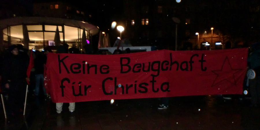 Demonstration in Wien gegen Beugehaft