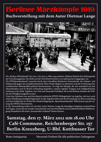 Berlin: „Berliner Märzkämpfe 1919“