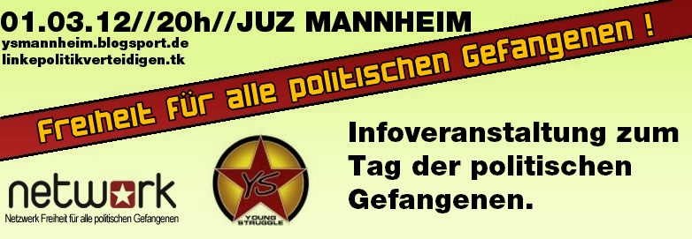 Mannheim: Donnerstag, 01.03.2012 - 20 Uhr Infoveranstaltung