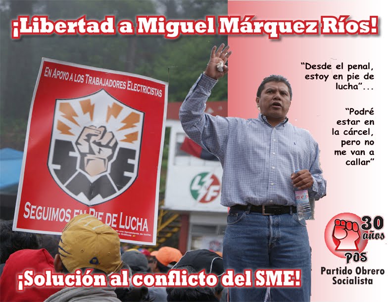 Resolution für die Freilassung von Miguel Márquez aus Mexiko