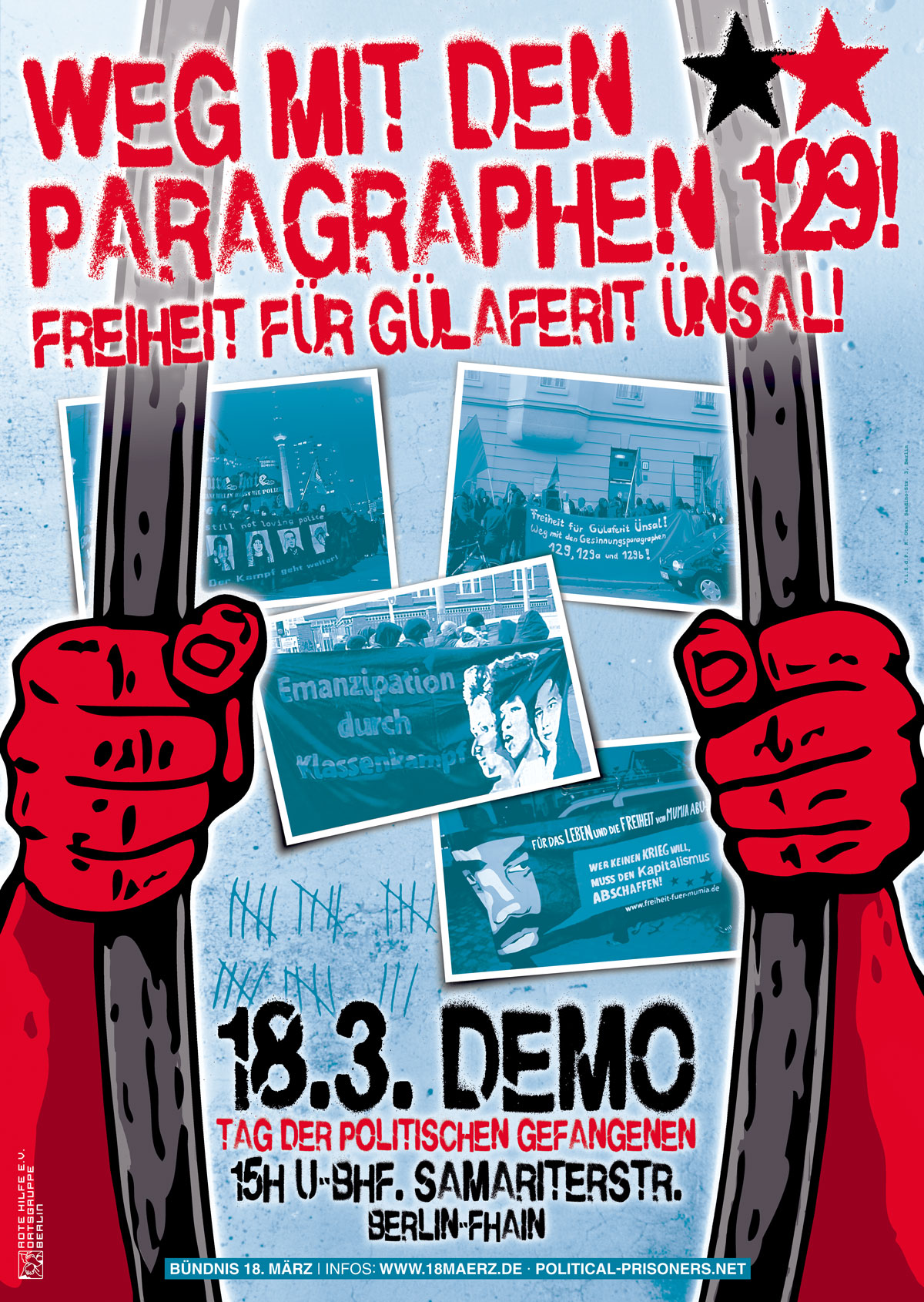 Berlin: 18.3.-Demo und Aufruf