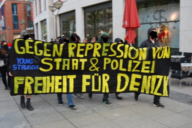 Freiheit für Deniz K.! Spontandemo in Duisburg!