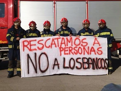 Feuerwehrleute in Galizien, Katalanien und Andalusien verweigern Beteiligung an Zwangsräumungen