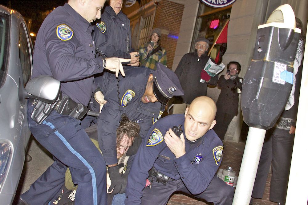 Polizeigewalt gegen streikende Wobblies in Boston