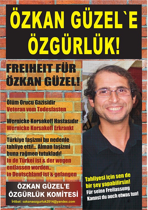 Özkan Güzel befindet sich im Hungerstreik