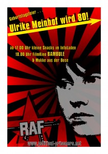 Magdeburg: Ulrike Meinhof wird 80!