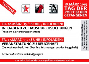 Magdeburg: Aktivitäten zum  18.März 2015