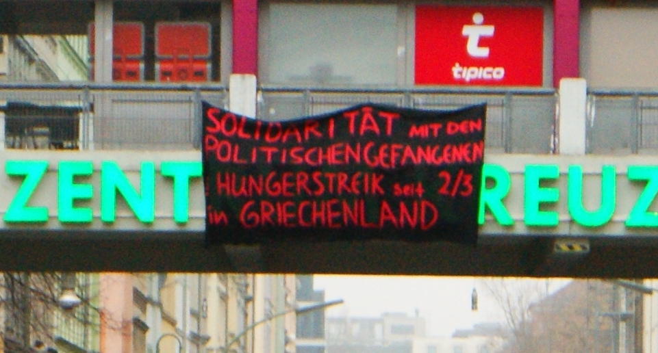 Kundgebung in Berlin, 01.04.2015 um 17.00 – Heinrichplatz, Kreuzberg –  Internationaler Aufruf für Solidarität mit den Gefangenen im Hungerstreik in Griechenland