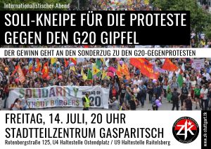 Stuttgart: Soli-Kneipe für die Proteste gegen den G20-Gipfel in Hamburg