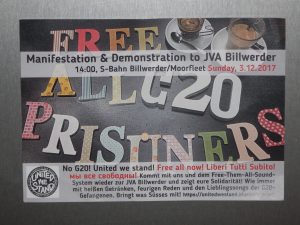 G20ApUA: Ungebrochener Verurteilungswille der Hamburger Justiz