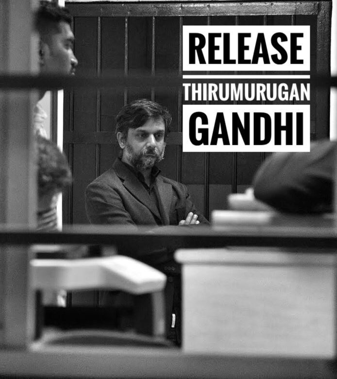 Die Rote Hilfe e.V. fordert die sofortige Freilassung von Thirumurugan Ghandi