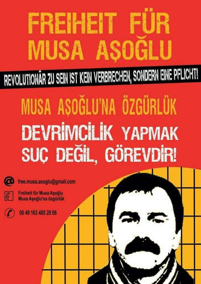 Bundesanwaltschaft fordert 7 Jahre und 6 Monate für Musa Aşoğlu