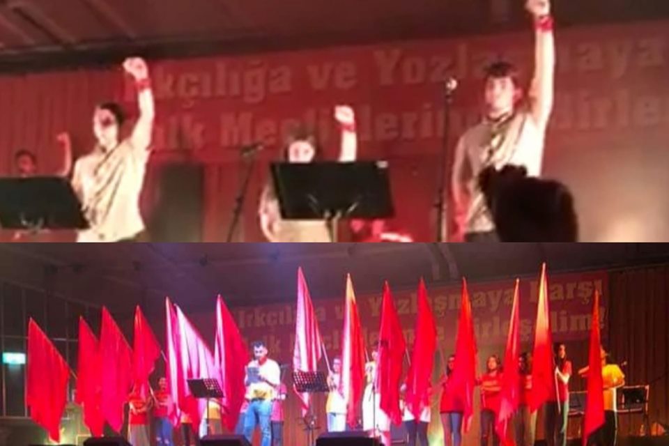 Die revolutionäre türkische Band Grup Yorum gab am 01. Juni 2019 in Ludwigshafen ein Konzert mit dem Motto: „Ein Herz + Stimme gegen Rassismus.“