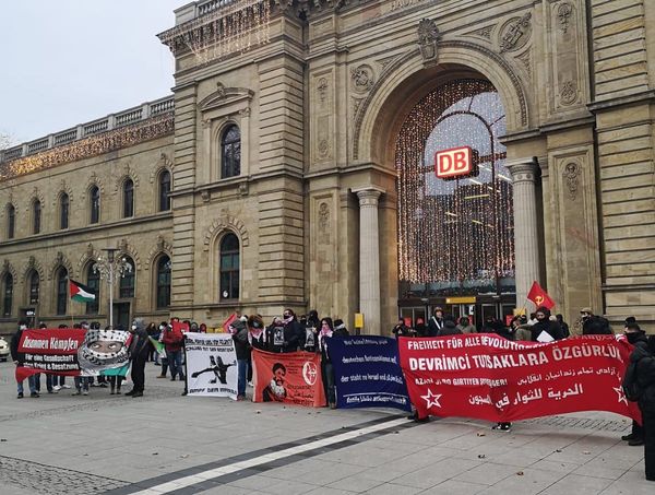 Am 27. Dezember wurde in Magdeburg eine Palästina- Solidaritätsdemonstration veranstaltet.
