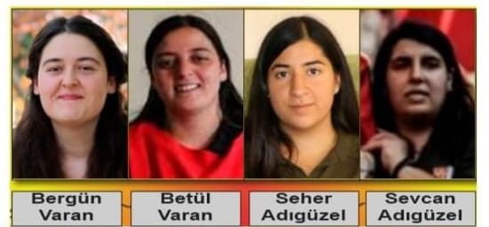 HH: Freiheit für die Gefangenen Betül Varan, Seher und Sevcan Adigüzel aus der Türkei