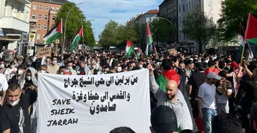 Samidoun verurteilt Berliner Polizeirepression, Verhaftungen bei Massenprotest für Palästina