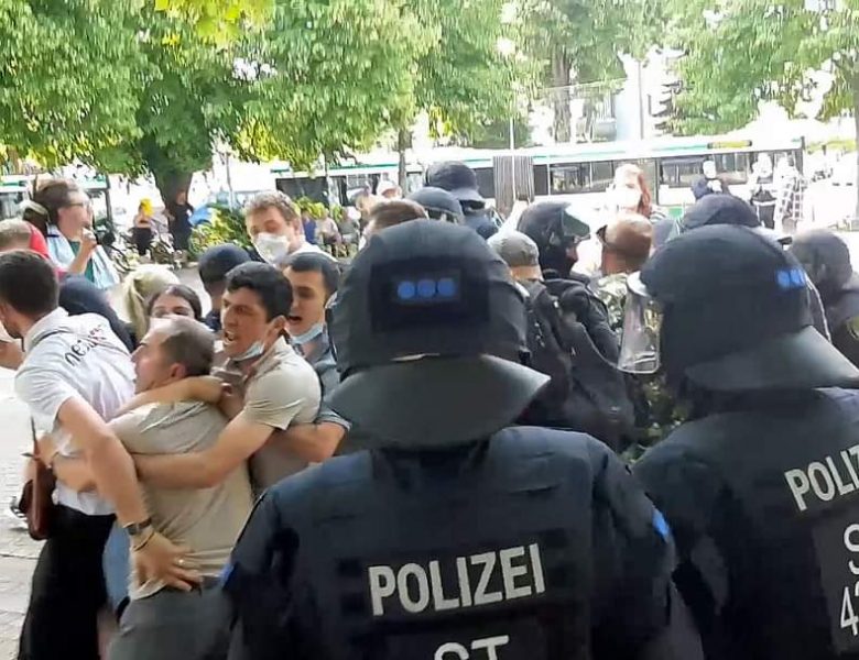 Grup Yorum Konzert in Magdeburg von Polizei angegriffen/ 18.6.2021