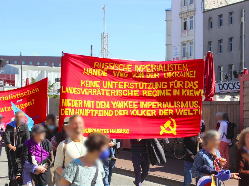 Hamburg: anti-militaristische Demo