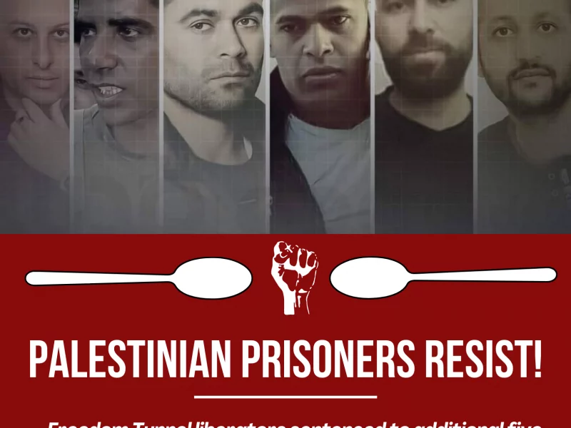 Freiheitstunnel“-Helden nach ihrer Selbstbefreiung aus dem Gilboa-Gefängnis zu weiteren fünf Jahren in Besatzungsgefängnissen verurteilt