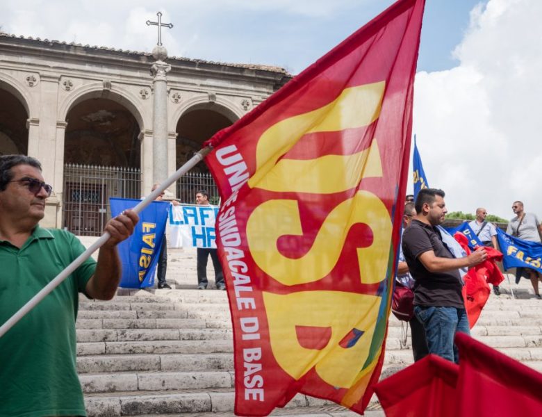 HH:Kundgebung in HH für die italienische Gewerkschaftler:innen