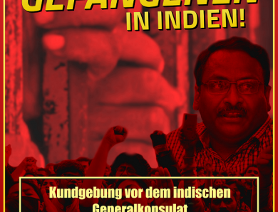 Frankfurt: Aufruf zur Kundgebung „Solidarität mit den politischen Gefangenen in Indien!“