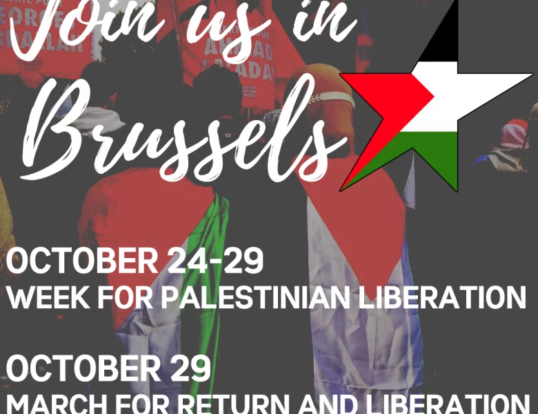 24.-29. Oktober – Brüssel: Internationale Aktionswoche für die Befreiung Palästinas