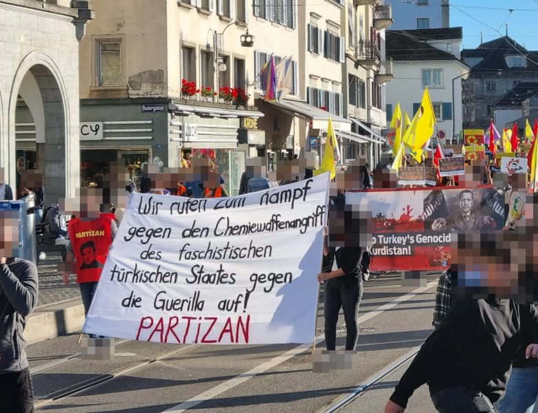 Kampagne von Partizan gegen den Einsatz von Chemiewaffen der türkischen Armee
