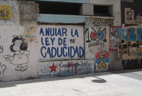 Die Aufarbeitung von Diktaturverbrechen wird in Uruguay noch immer durch ein Gesetz verhindert