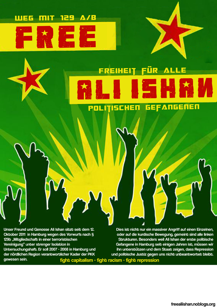 Kundgebung am 9.6.12 für Ali Ihsan in Hamburg