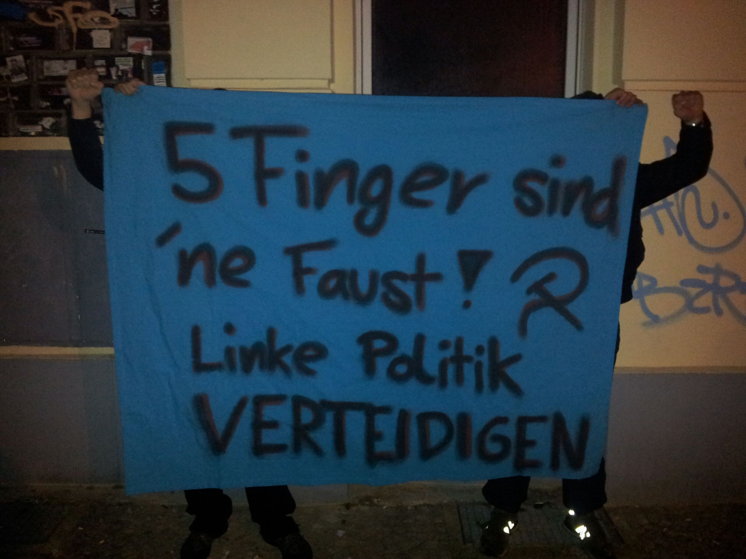 Magdeburg: Kundgebung zum 8.12 Aktionstag gegen Repression