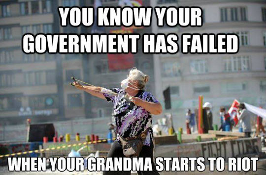 Freiheit für Riot Granny