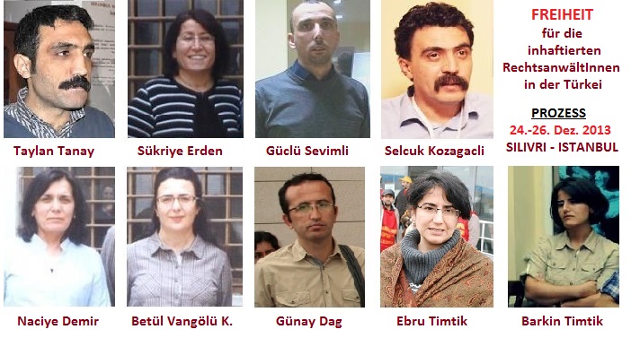 Theater in Silivri Türkei: Beginn eines dubiosen Prozesses gegen 22 linke Anwälte