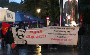 Bericht zum Aktionstag für die Freiheit von George Ibrahim Abdallah in Hamburg