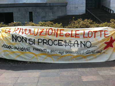 [Milano] Prozess gegen die verhafteten Genossen vom 12.Februar 2007 – Protokoll des ersten Prozesstages vom 15.Mai