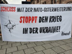 150 auf Kundgebung in Nürnberg gegen Krieg, Militarismus und Imperialismus
