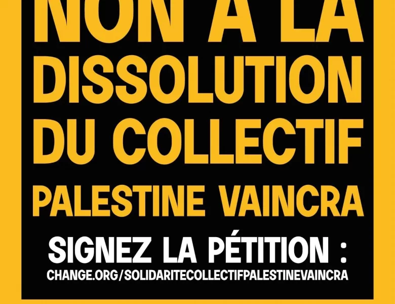 Macron verbietet ‘Macron verbietet ‘Collectif Palestine Vaincra’: “tiefgreifender Angriff auf die Solidaritätsbewegung mit Palästina” ’: “tiefgreifender Angriff auf die Solidaritätsbewegung mit Palästina”