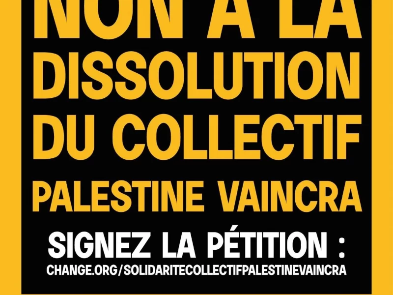 Macron verbietet ‘Macron verbietet ‘Collectif Palestine Vaincra’: “tiefgreifender Angriff auf die Solidaritätsbewegung mit Palästina” ’: “tiefgreifender Angriff auf die Solidaritätsbewegung mit Palästina”