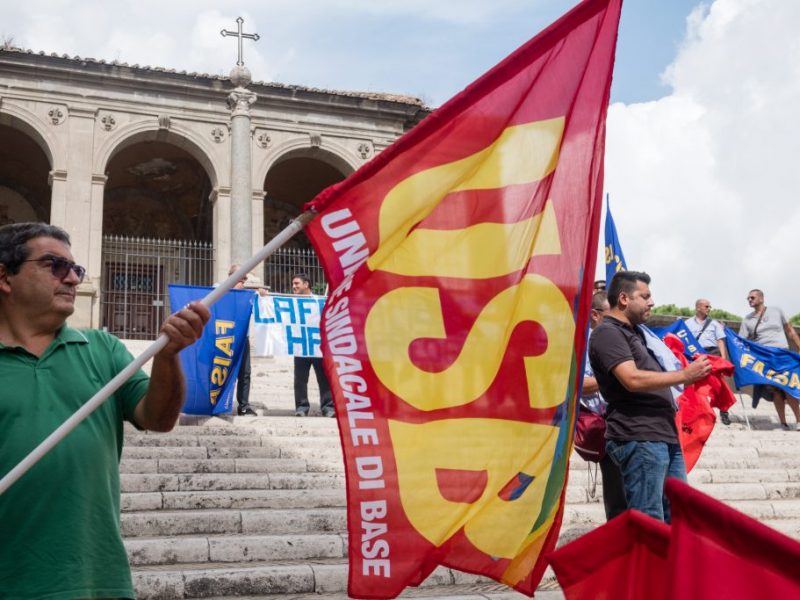 HH:Kundgebung in HH für die italienische Gewerkschaftler:innen