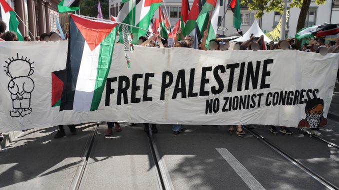 Flugblatt Free Palestine