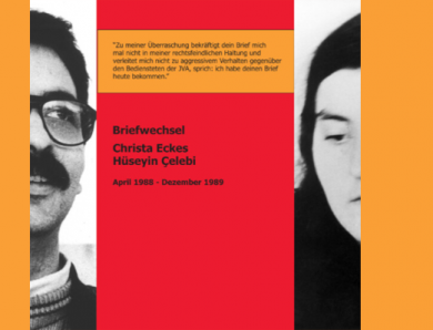 Bern:Lesung aus dem Buch „Briefwechsel zwischen Christa Eckes und Hüseyin Çelebi
