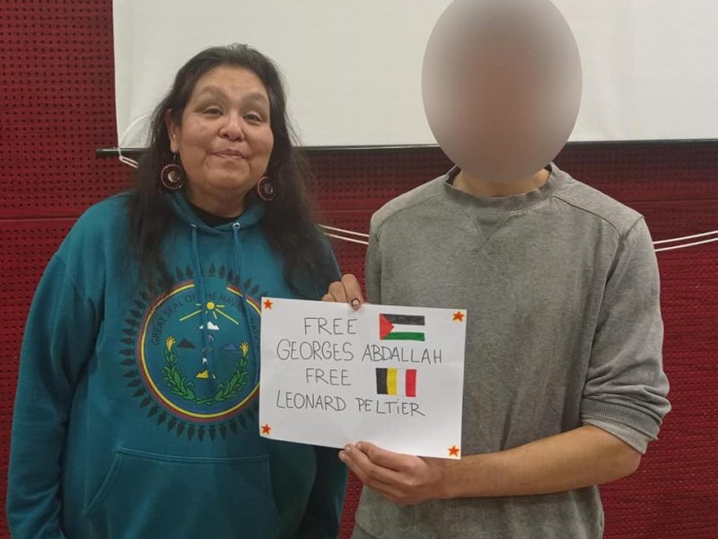 Kathy Peltier setzt sich für die Befreiung von Georges Abdallah ein