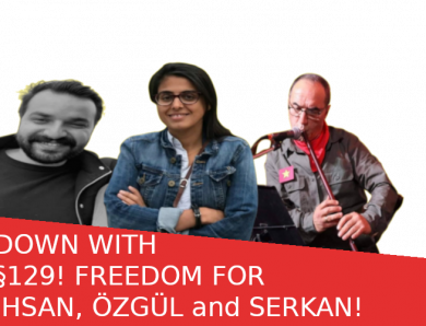 Neuigkeiten zu den 129b-Verhaftungen von Özgül Emre, Serkan Küpeli und Ihsan Cibelik 