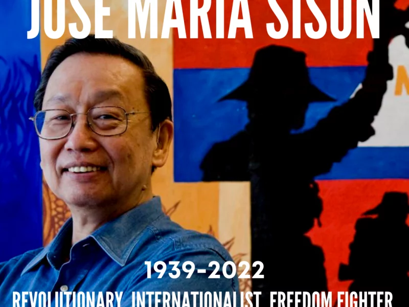 Samidoun trauert um den philippinischen Revolutionsführer und CPP-Gründer Jose Maria Sison “Joma”: 1939-2022